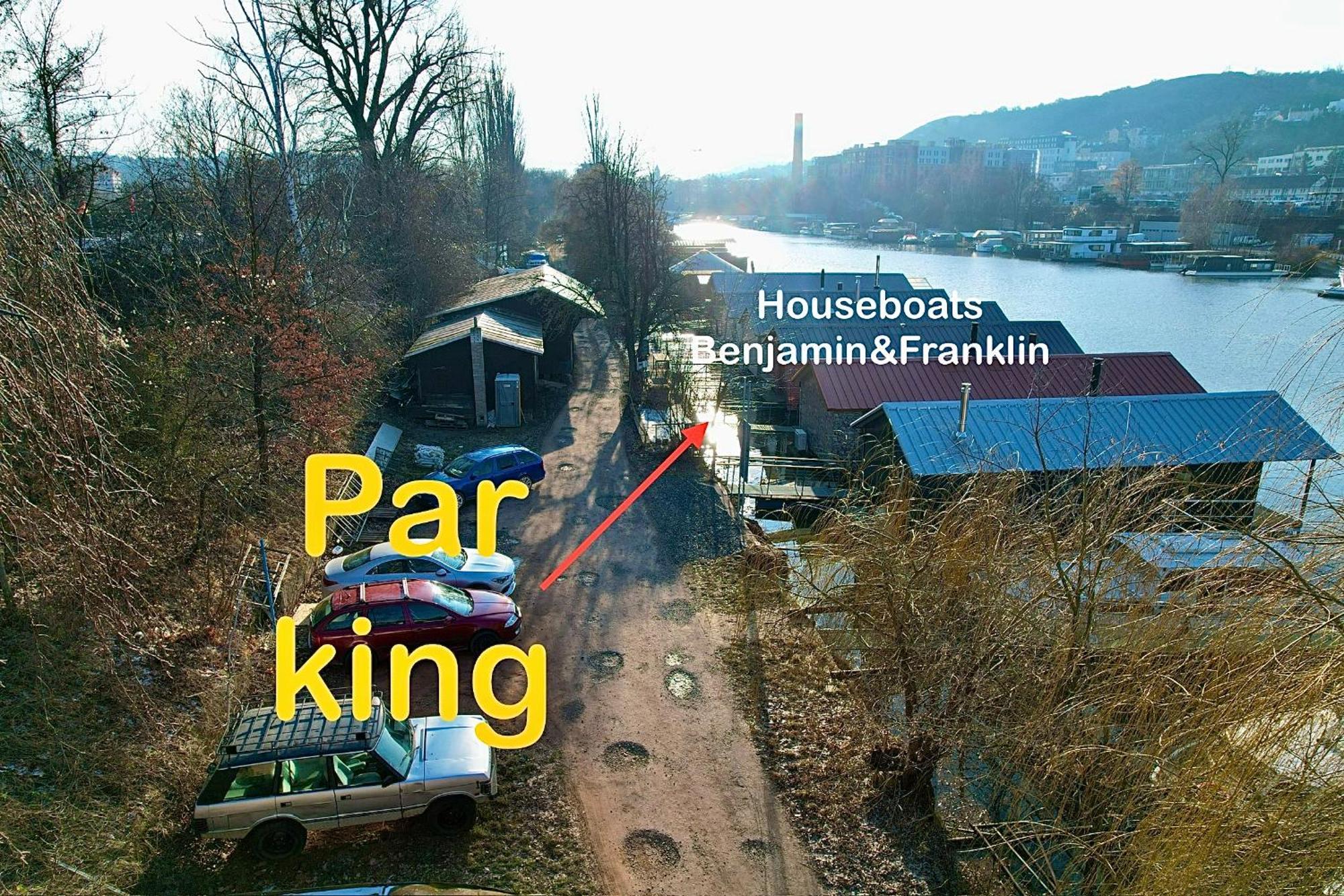 Houseboat Benjamin - Houseboats Benjamin & Franklin 호텔 프라하 외부 사진